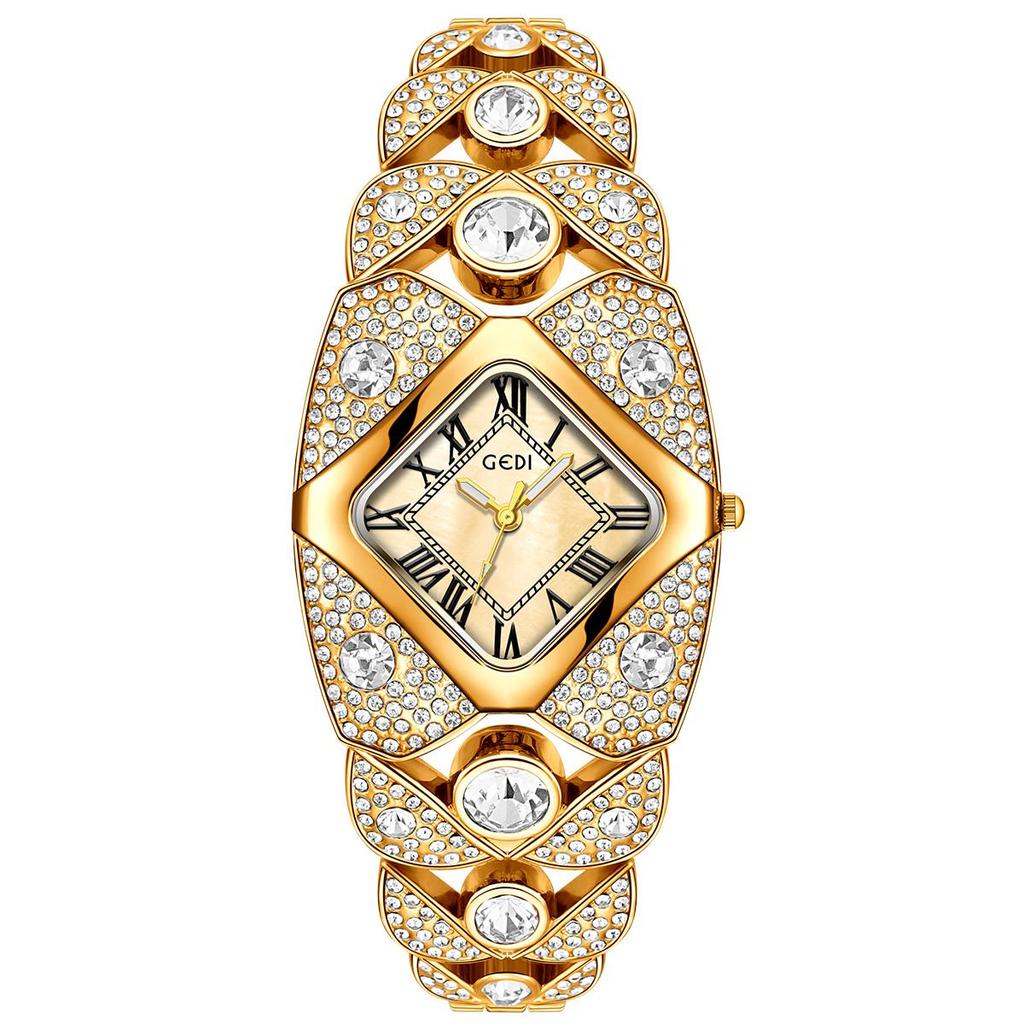 Women's Watch Rhinestone Bracelet Waterproof Quartz Watches Clock Gift Wristwatch