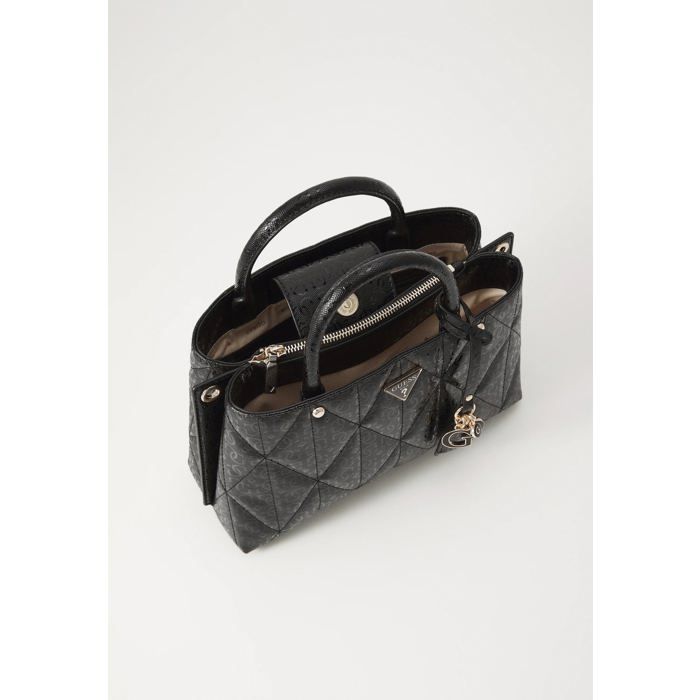 GUESS Sac à main noir pour femme - Aldina Girlfriend Satchel 314512