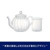 Dulton Glass Teapot, Mirliton S415-169, Clear, 135mm H X 210mm W X 120mm D