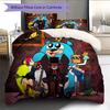 Black Hat  Pattern Bedding Quilt Set  Home Decoration  Gift (1 * duvet cover + 2 * pillowcase  without core)