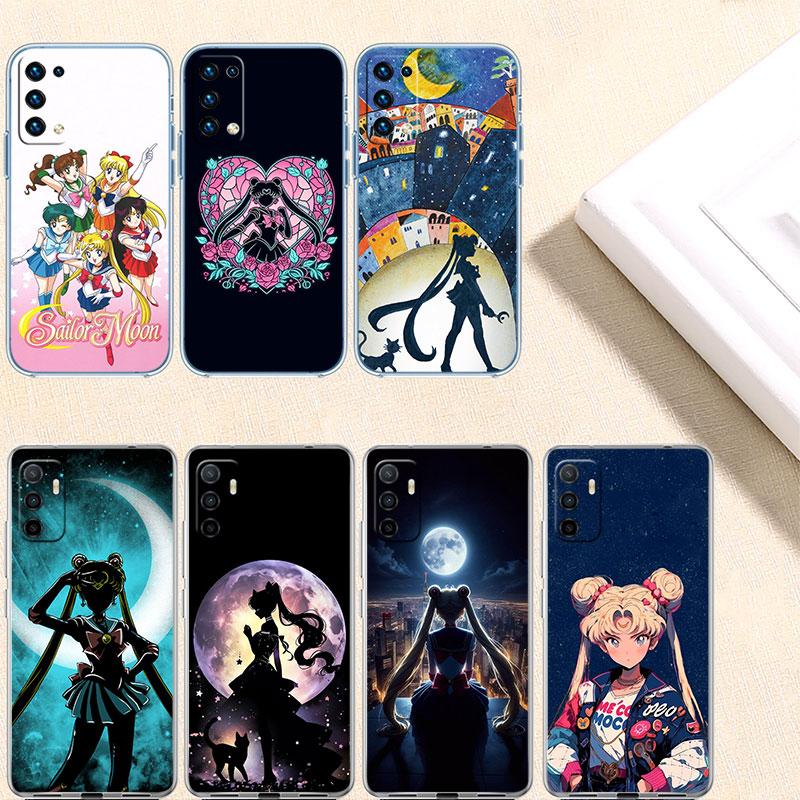 S-Sailors-Wallpaper M-Mond Transparente Handyhülle für Motorola Moto Edge 20 30 40 50 S30 Fusion Ultra Pro Neo Lite