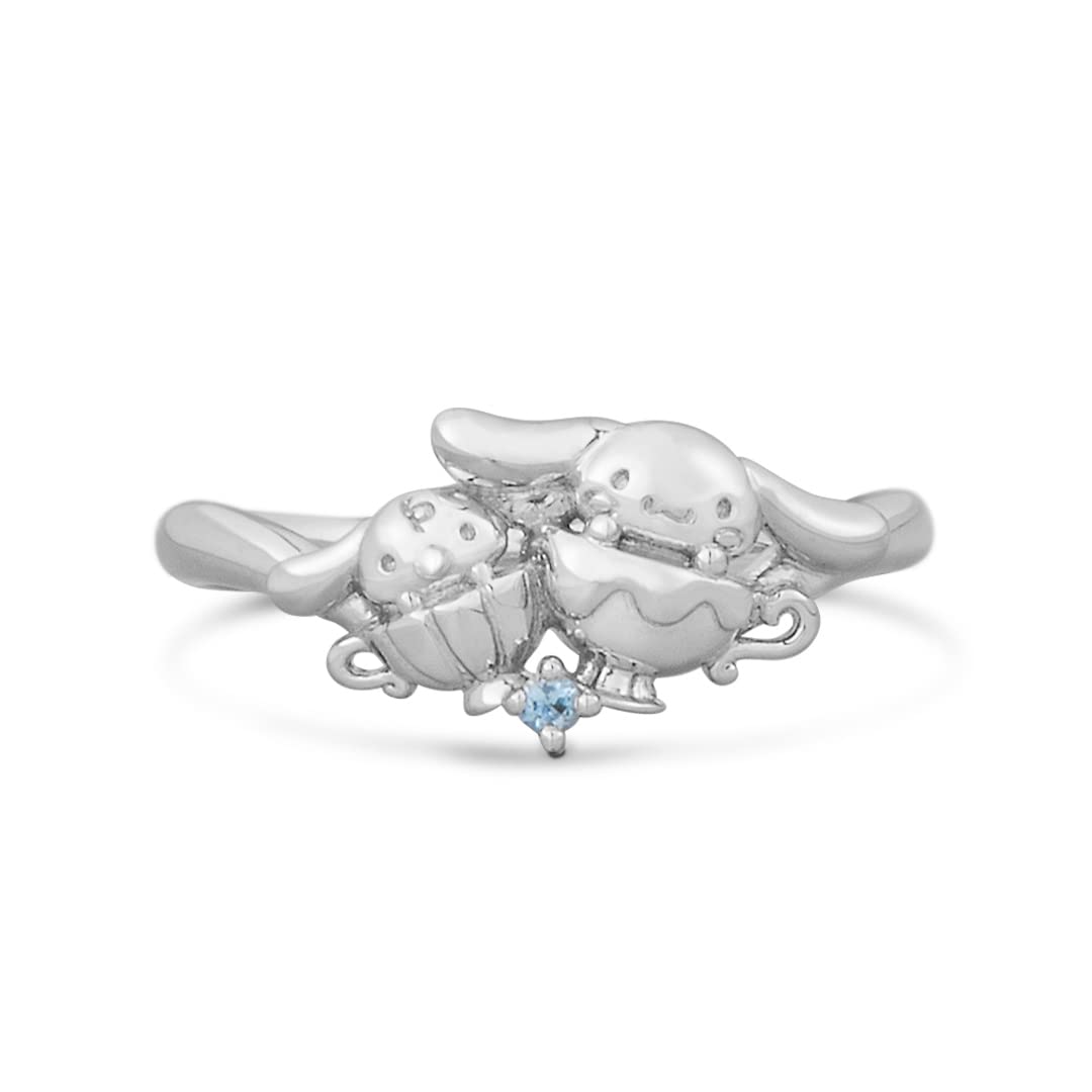 

Sanrio Cinnamoroll Goods Cinnamoroll Ring Silver Accessories Jewelry Present [U-TREASURE] U-TREASURE (Milk) Women s (No. 11)
