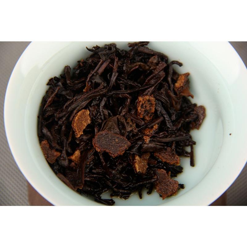 Чай пуэр Шу Чай пуэр с цитрусовыми Выдержанный апельсиновый чай пуэр Апельсиновый пуэр — фото 5