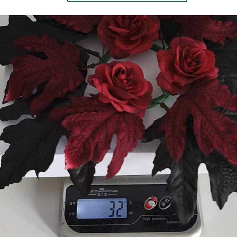 Fall Candle Rings Wreaths, Artificial Maple Leaf Candle Garland With Berries Rose, Candle Holder Rings For Autumn Harvest Halloween Party Table Center