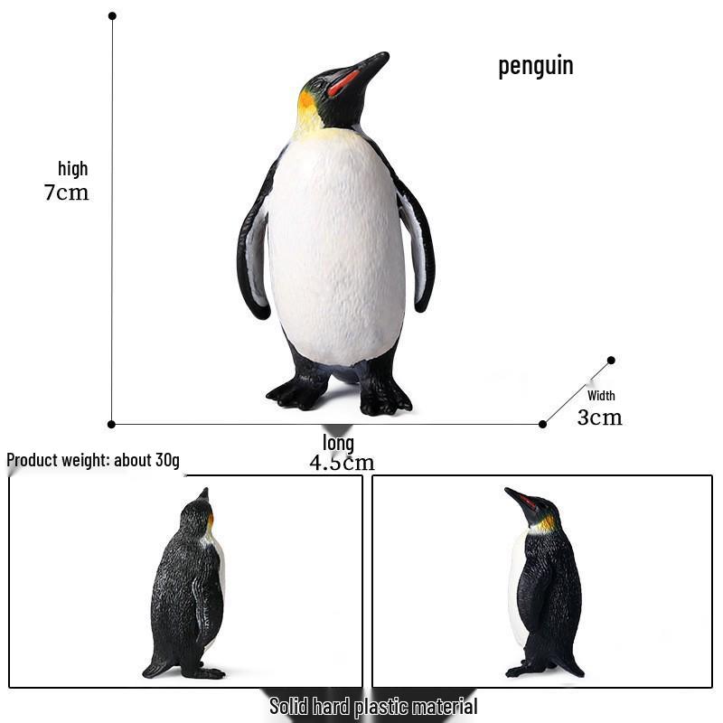 Wildlife Simulation Model: Tiger, Lion, Panda, Elephant, Rhinoceros, Kangaroo, Leopard, Horse, Sheep Toy Set