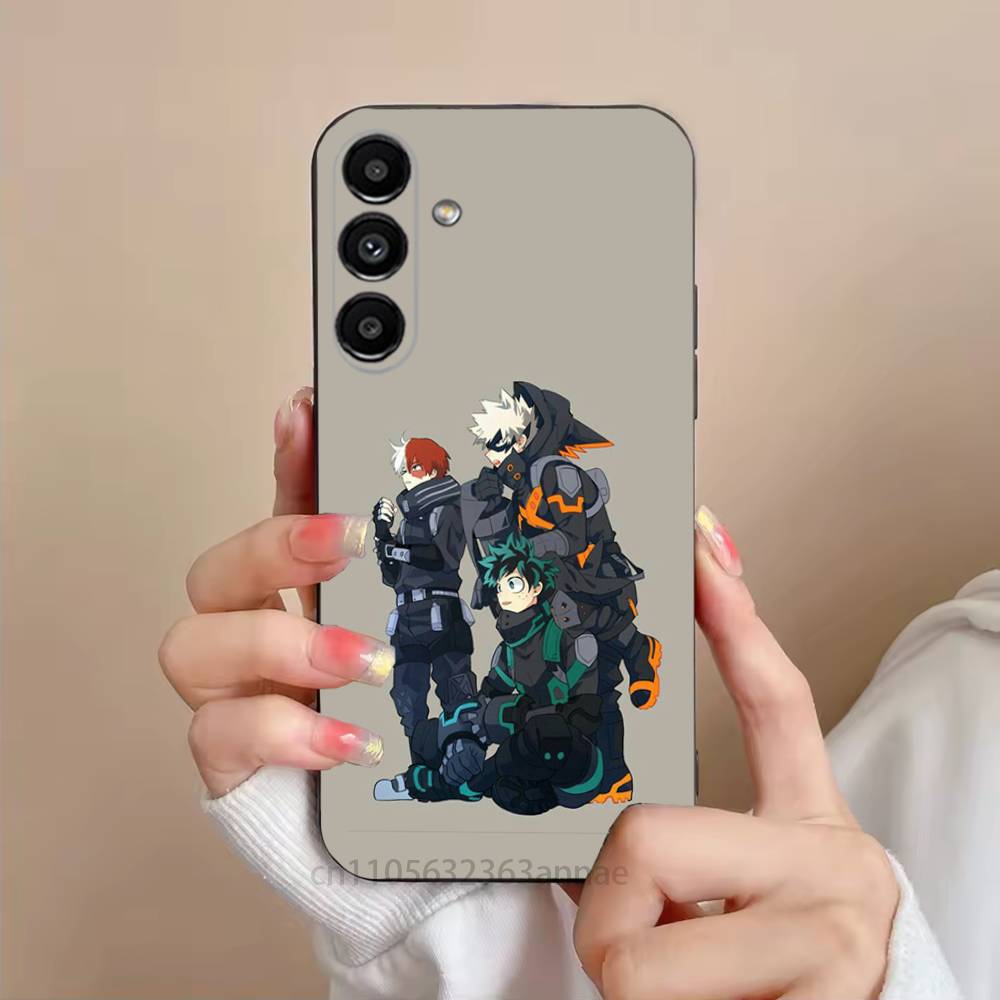 Deku Bakugou Shouto Hero A-Academia Phone Case For Samsung Galaxy S21 22 23 24 S25 Ultra PlusS20 FE S10 Plus  Cover Funda
