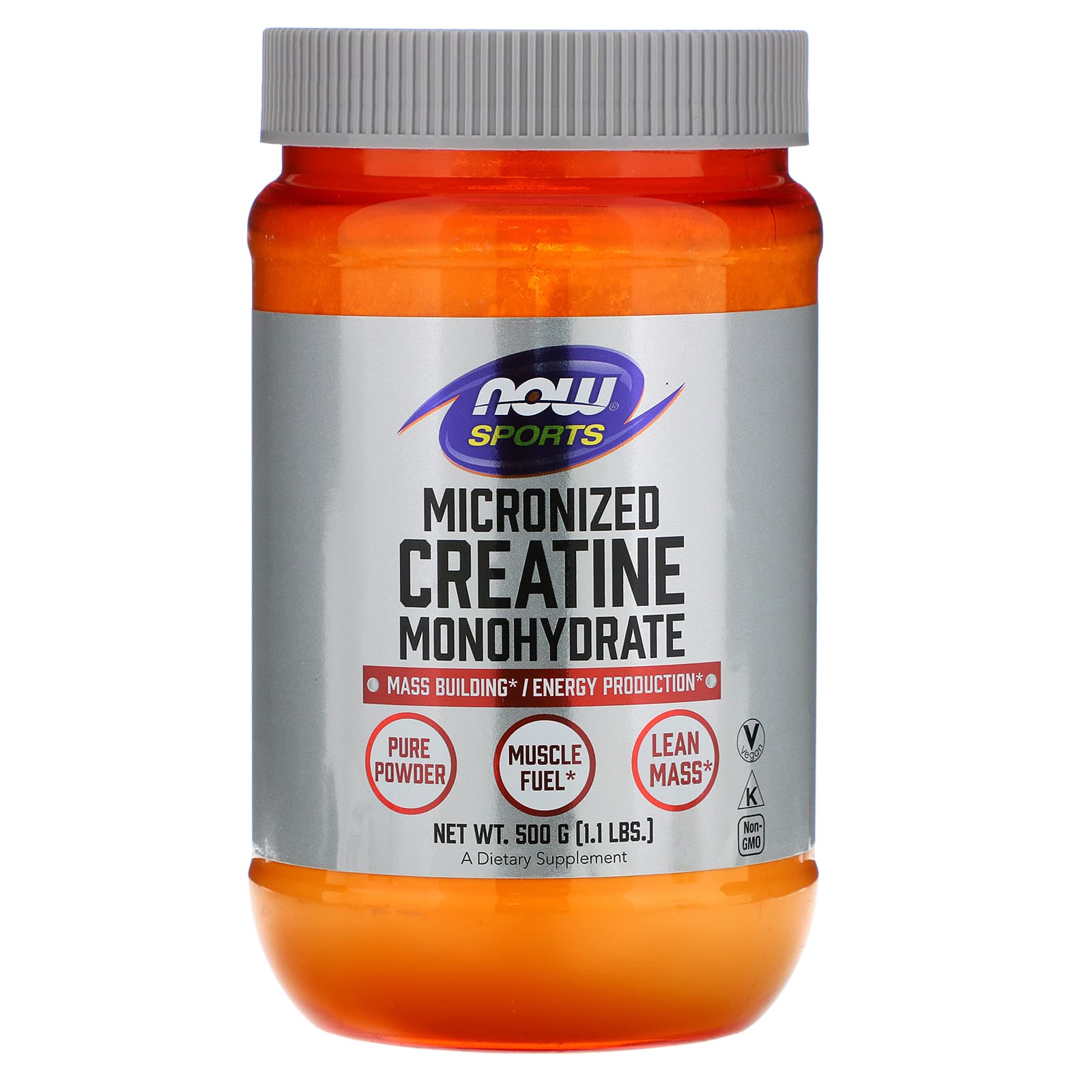 

Sports, Micronized Creatine Monohydrate, 500G (1.1Lbs)