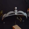 Crown Bride Headwear Crystal Hair Band Birthday Crown Pearl Hair Accessory  Hair Crown  Photo and Portrait Accessories  Light Luxury Style