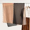 Creative Design Polka Dot Five-pointed Star High-value Color Matching Silk Scarf Cotton and Linen Scarf Women's Spring and Autumn Decorative Shawl