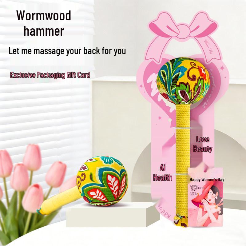 Goddess Festival Gift: Women s Day Mugwort Health Hammer Souvenir
