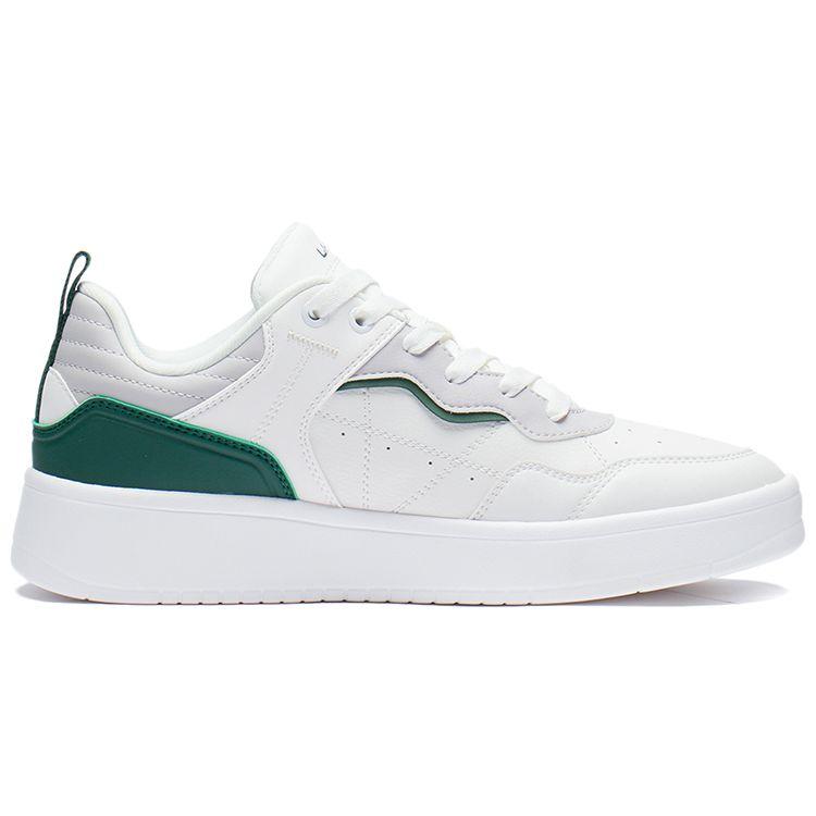 Li Ning Classic Casual Comfortable Breathable Low Top Skate Shoes Men Sneakers White Green AGCR315-5