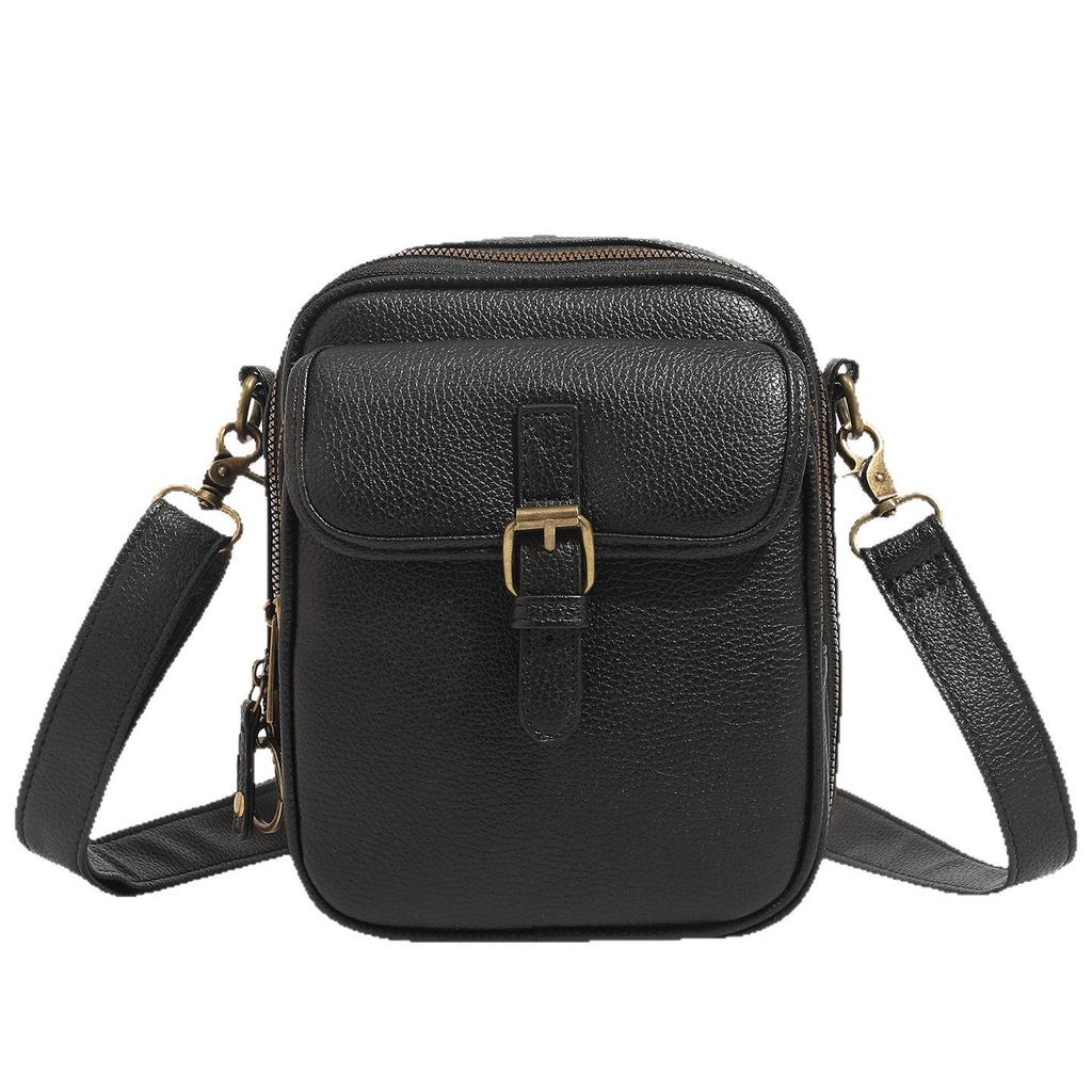 Trendy PU Unisex Single-Shoulder Crossbody Bag: Casual Phone, Coin, and Card Holder