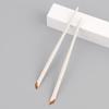 Blade Eyeliner Brush Eyebrow Brush Portable Flat Ultra Thin Fine Eye Liner Brow Contour White Makeup Brushes Makeup Tool
