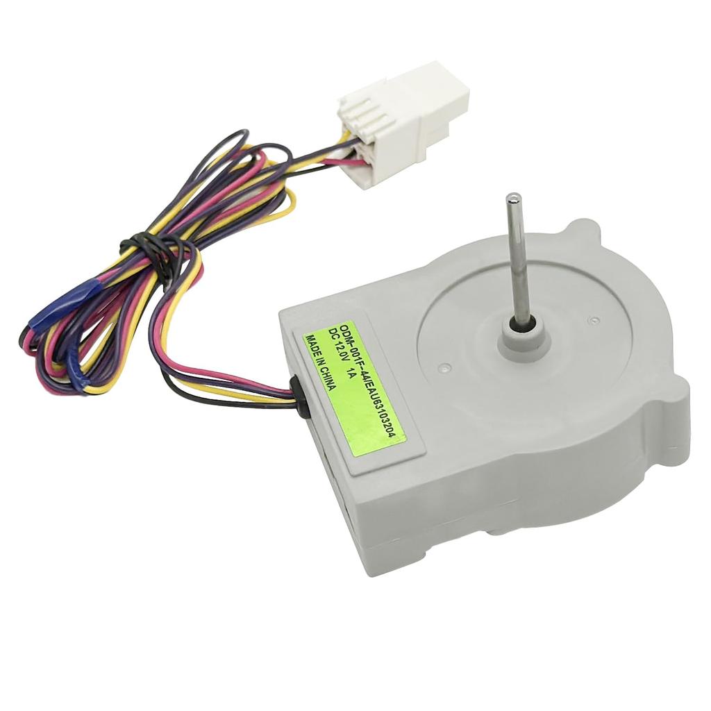 EAU63103204 Refrigerator Evaporator Fan Motor Replacement for LG, Kenmore Refrigerator Part, 12V DC Freezing Fan Motor Replace ODM-001F-44,
