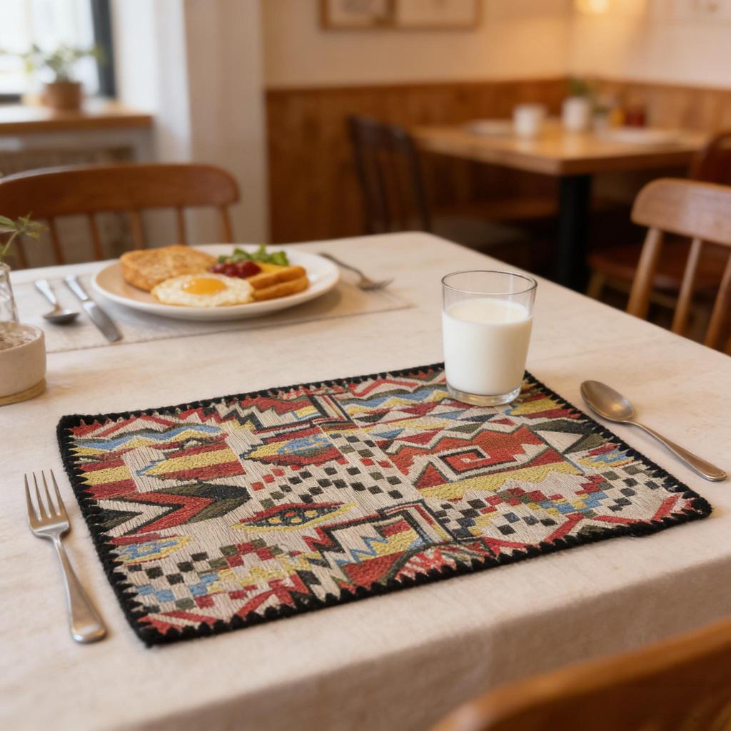 Cotton Linen Table Mats 12 x 18 Inch Washable Durable Easy Clean for Dining Table Kitchen Home Party Festival Decor Rectangular Farmhouse Placemats