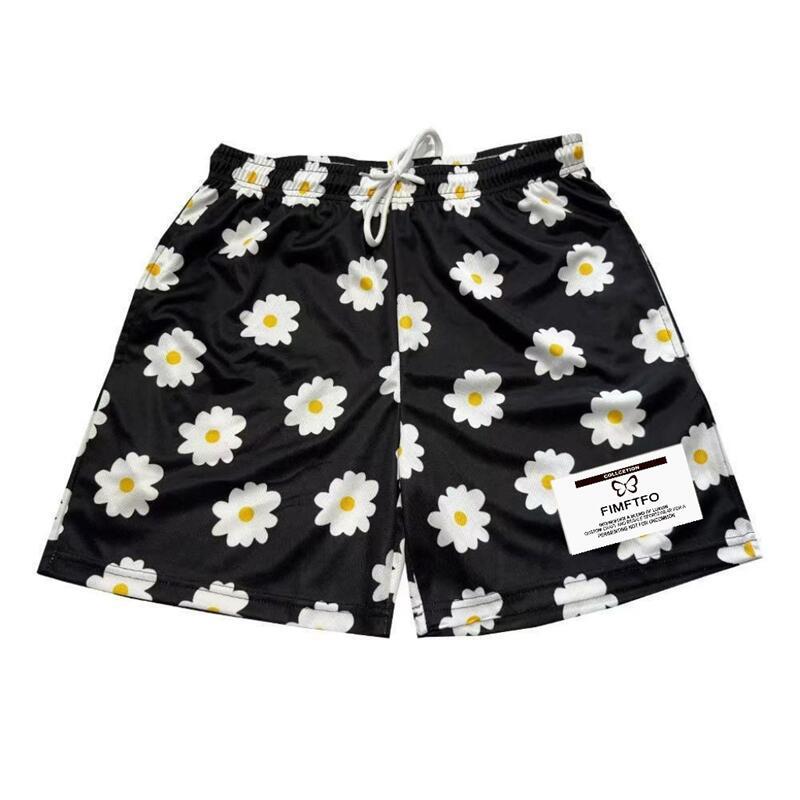 Pánske basketbalové šortky v americkom štýle – Rýchloschnúce, priedušné, voľného strihu nad kolená, na bežné nosenie a šport