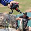 Kombinace rybářského prutu a navijáku 1,8 m/2,1 n Baitcasting Rybářský prut s 17+1 BB baitcasting navijákem pro cestovní rybaření