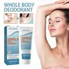 2 buc Tub Deodorant Cremă Invizibil 60g - Deodorant pentru Tot Corpul pentru Brațe, Axile și Zone Intime - Hipoalergenic, Sigur pentru Pielea Sensibilă