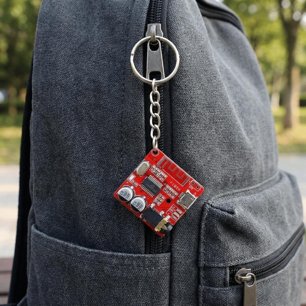 Personalized Electronic Component Key Fob Real PCB Tech Inspired Bag Keychain Fashion Accessories