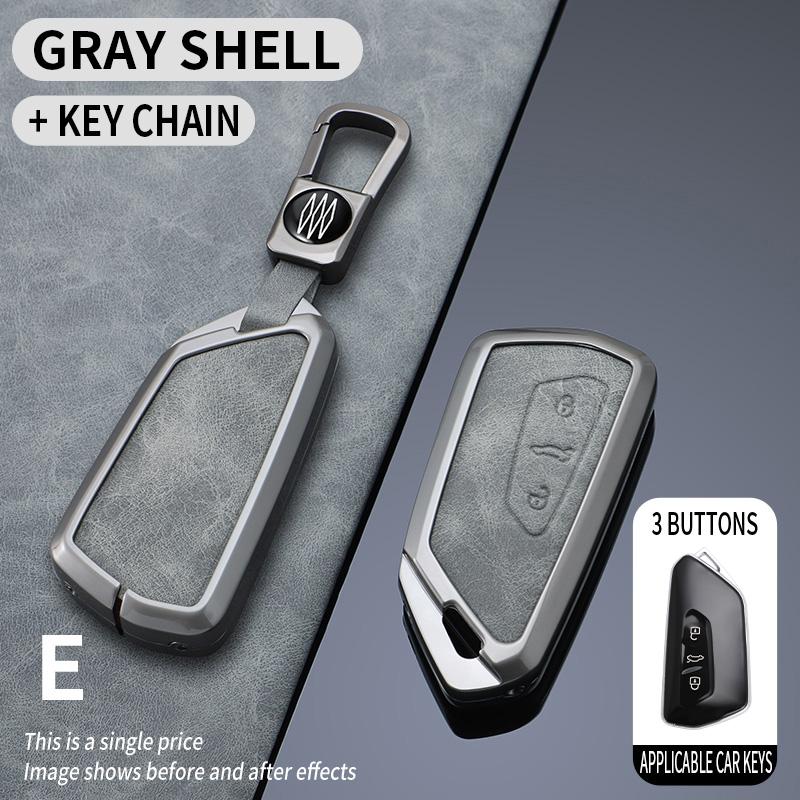 Car Key Case Cover for VW Volkswagen Formentor Tarraco Golf 8 MK8 ID.6 ID.4 Cupra for Skoda Octavia A8 SEAT Leon MK4 2024 2025