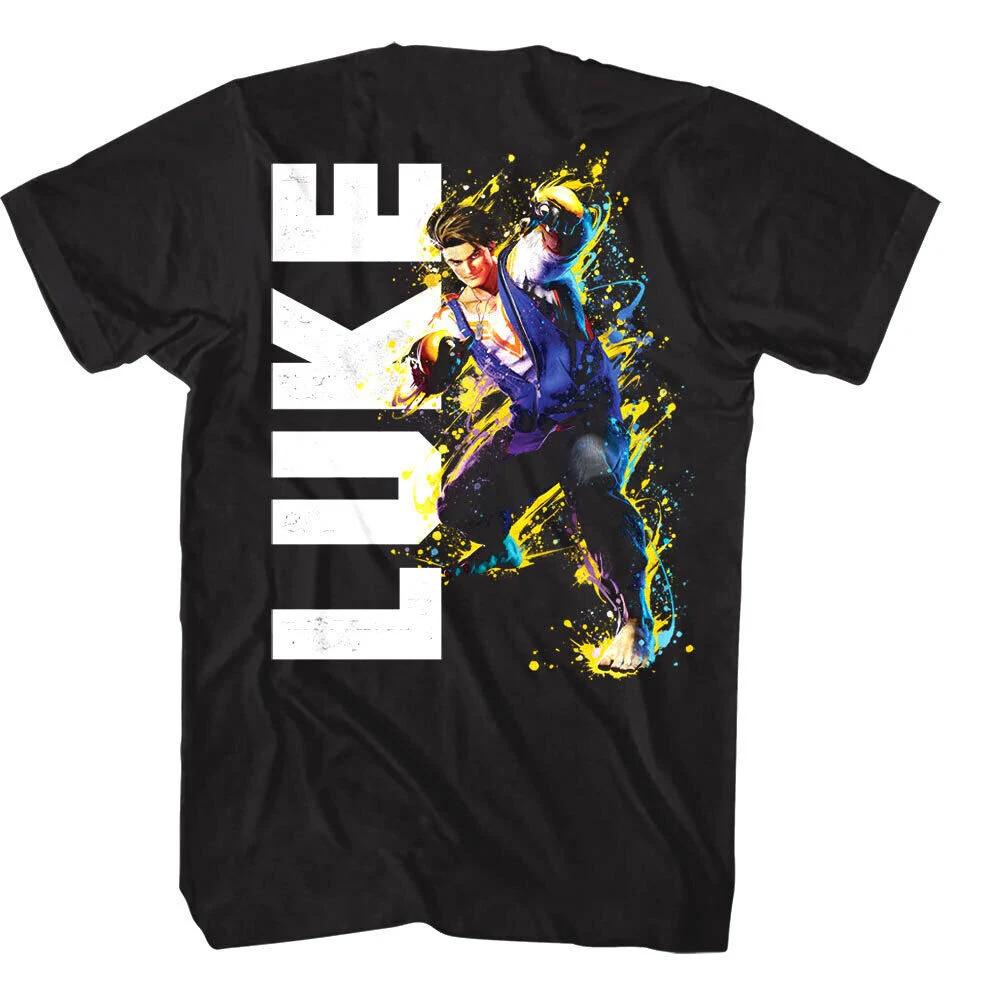 Street Fighter T Shirt Unisex WOMEN ChunLi Ryu Ken Graphic Tee Casual Short Sleeve White Beige Gray Navy Red Pink Cotton Tops