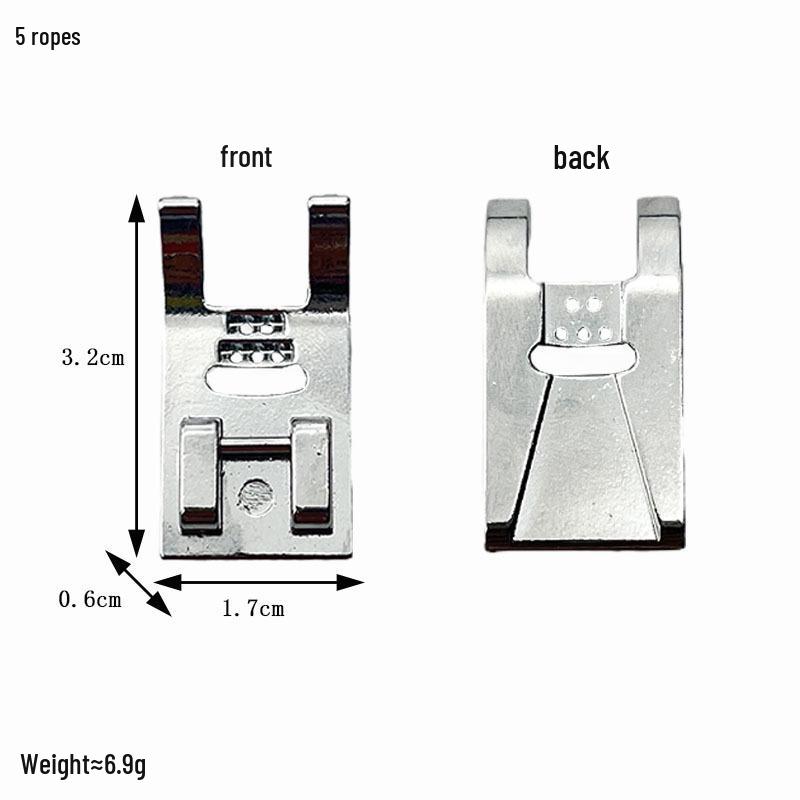 Multifunctional Electric Sewing Machine with Zipper, Binding, and Overlock Presser Foot Attachments