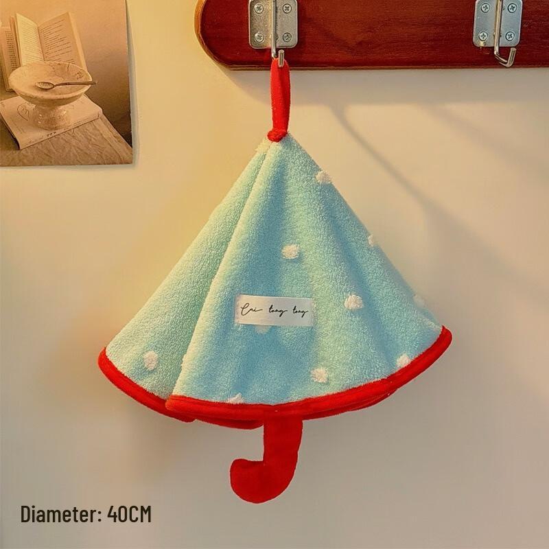 Fumai De Hanging Coral Fleece Super Absorbent Hand Towel