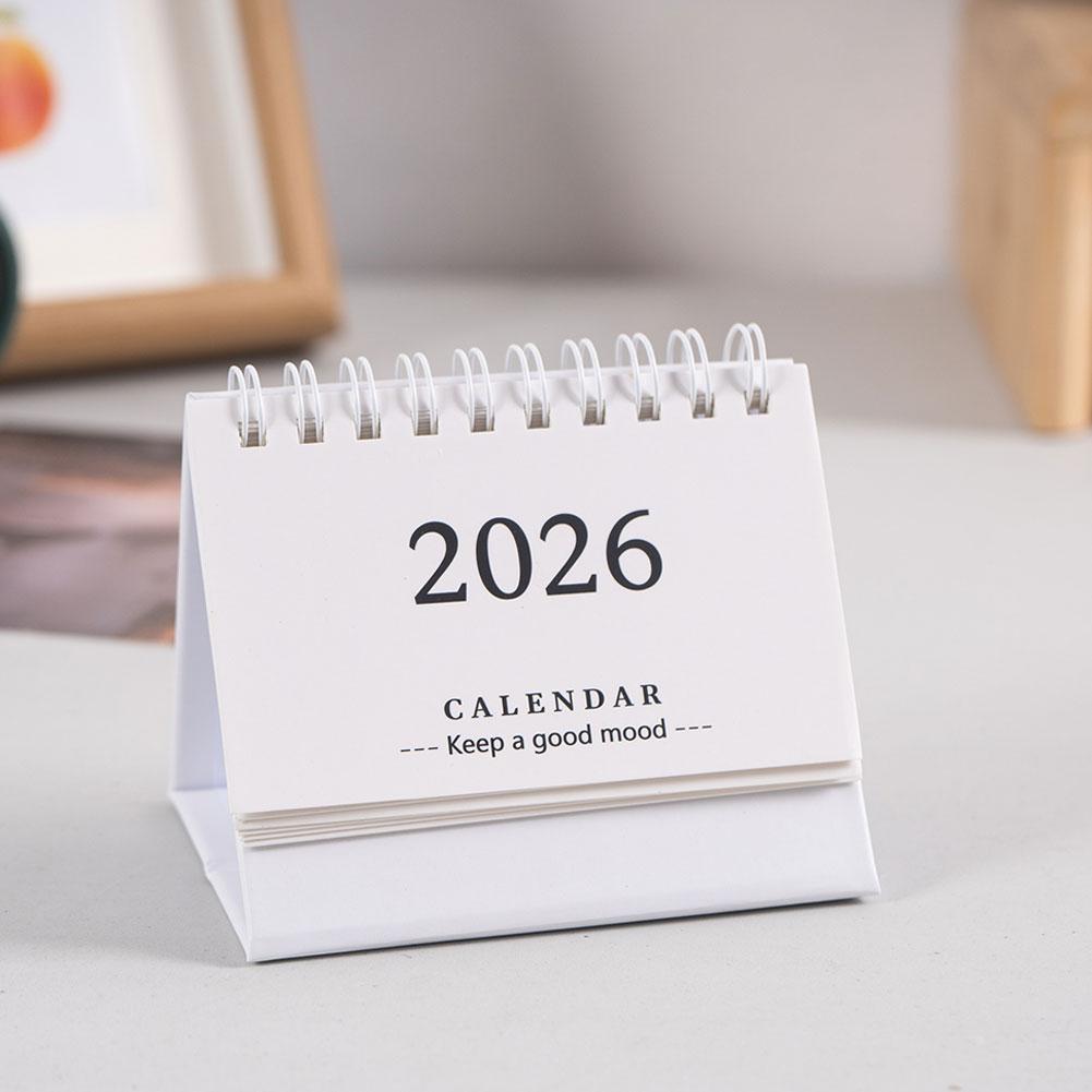 2026 Mini Desk Calendar Large English Calendar Books Annual To Do List Monthly Daily Planner Time Manegement