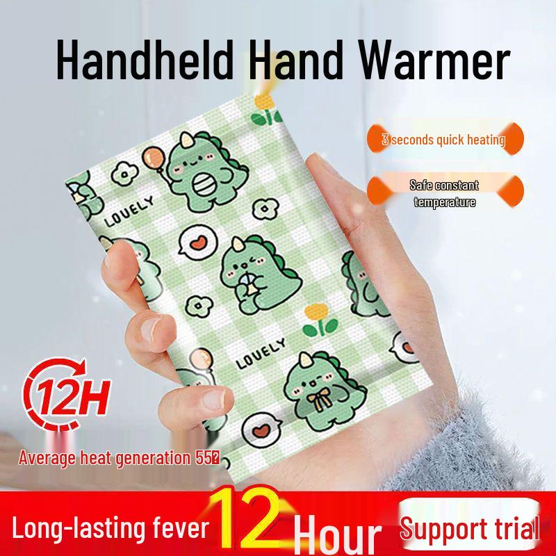 Self-Heating Cartoon Hand & Foot Warmer: Disposable Egg-Style Heat Pack.