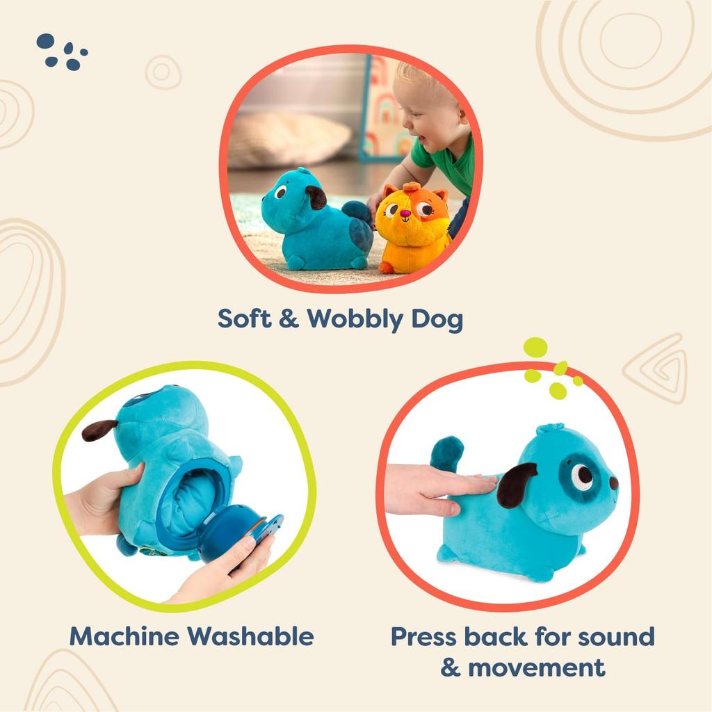 Toys Walking Moving Plush Toy for 6 Months and Authentic B. Puppy, Babies, Up,