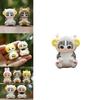 5pcs Creative Animal Headsets Sitting Cat Model Ornament Set For Collectors And Gift