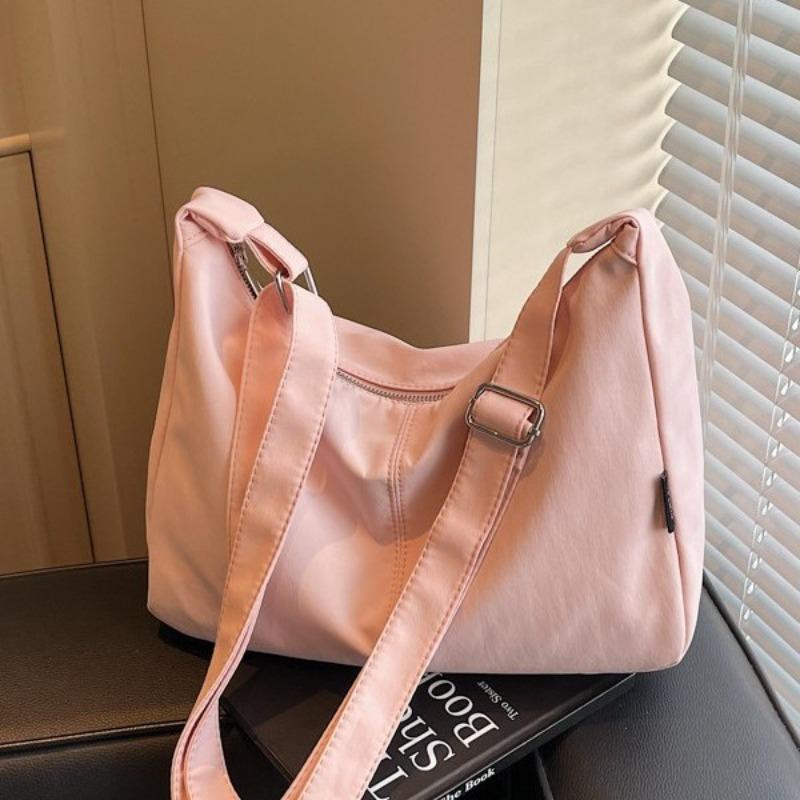 Bag Women's Large-capacity New Lightweight and Versatile Shoulder Messenger Bag Cloth Bag Class Commuter Tote Bag