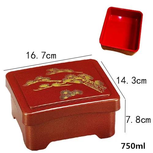 Eel Sushi junte Baihui lunch box sandwich with cover Japanese lunch box snack take out lunch box Sushi food container bento