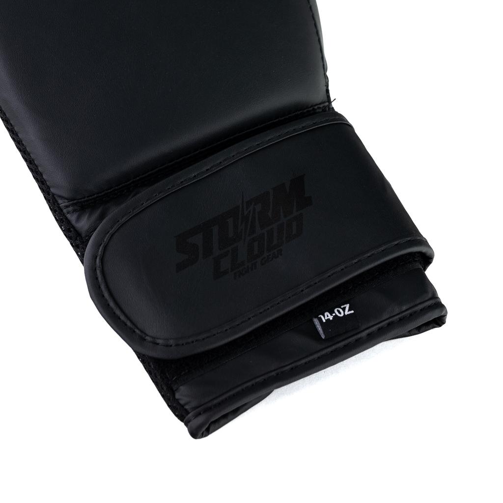 StormCloud Rookie Boxing Gloves Black/Black 14oz