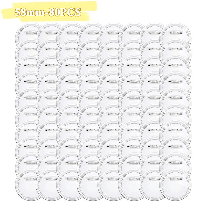 DIY Round Pin Button Maker Kit Craft Custom Name Tags Brooches & Cosplay Accessories for Parties & Events