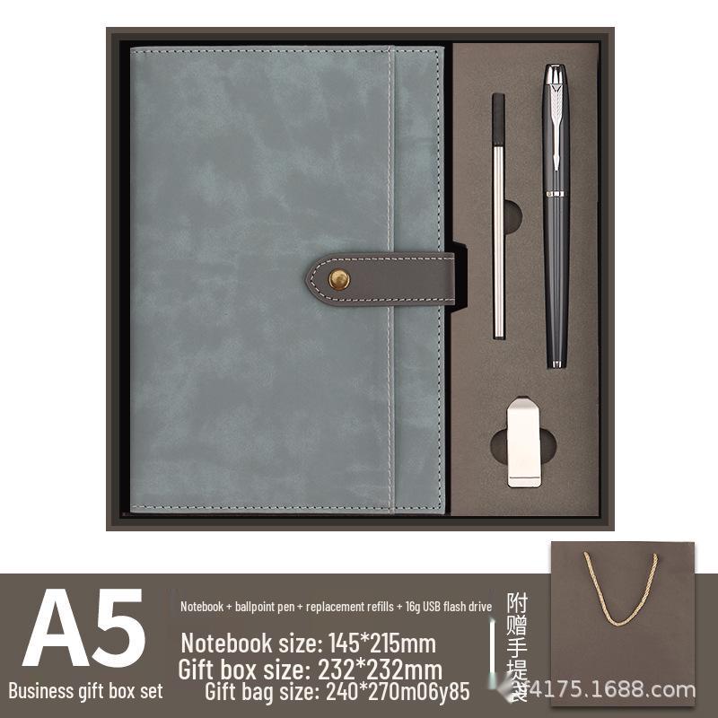 A5 Notebook & Thermos Cup Gift Set - Custom Business Souvenir with Logo
