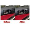 For Lexus IS 2013-2022 300 350 Carbon Fiber Front Door Interior Handle Cover 2pc
