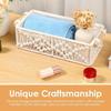 1 ks úložných košíků 30x14x9 cm Ručně pletené makramé úložné košíky s uchy - Stylové a všestranné pro různé předměty