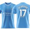 Kids Sports Equipment Man City De Bruyne Football Jersey 2023/2024 Season Party Chili® Polyester Blue Children's Day Gift