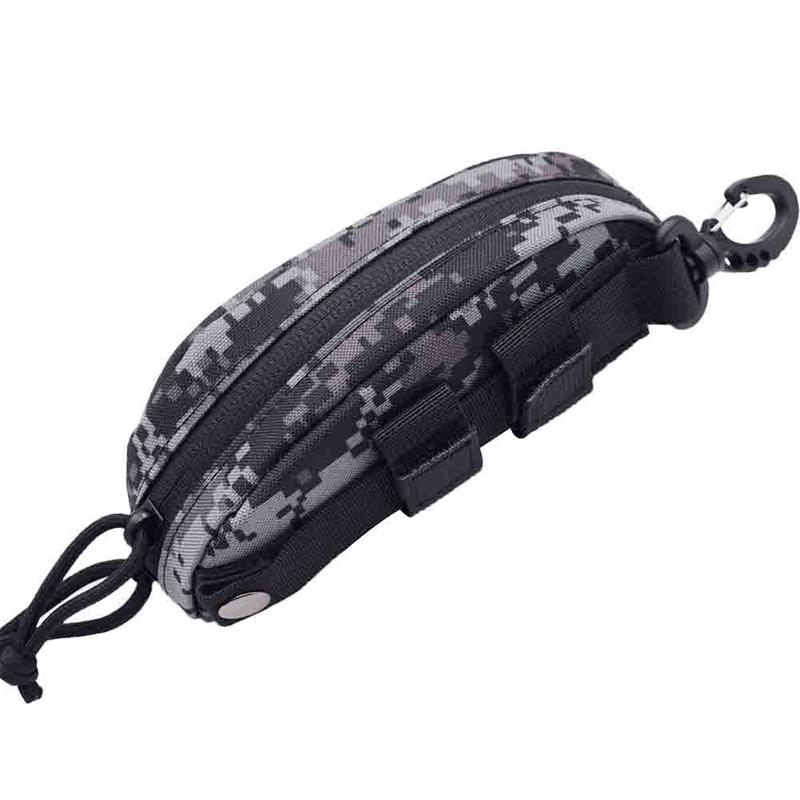 Tactical Pouch Hard Case  Glasses Pouch Outdoor Portable Eyewear Protector Shockproof Dustproof Glasses Case