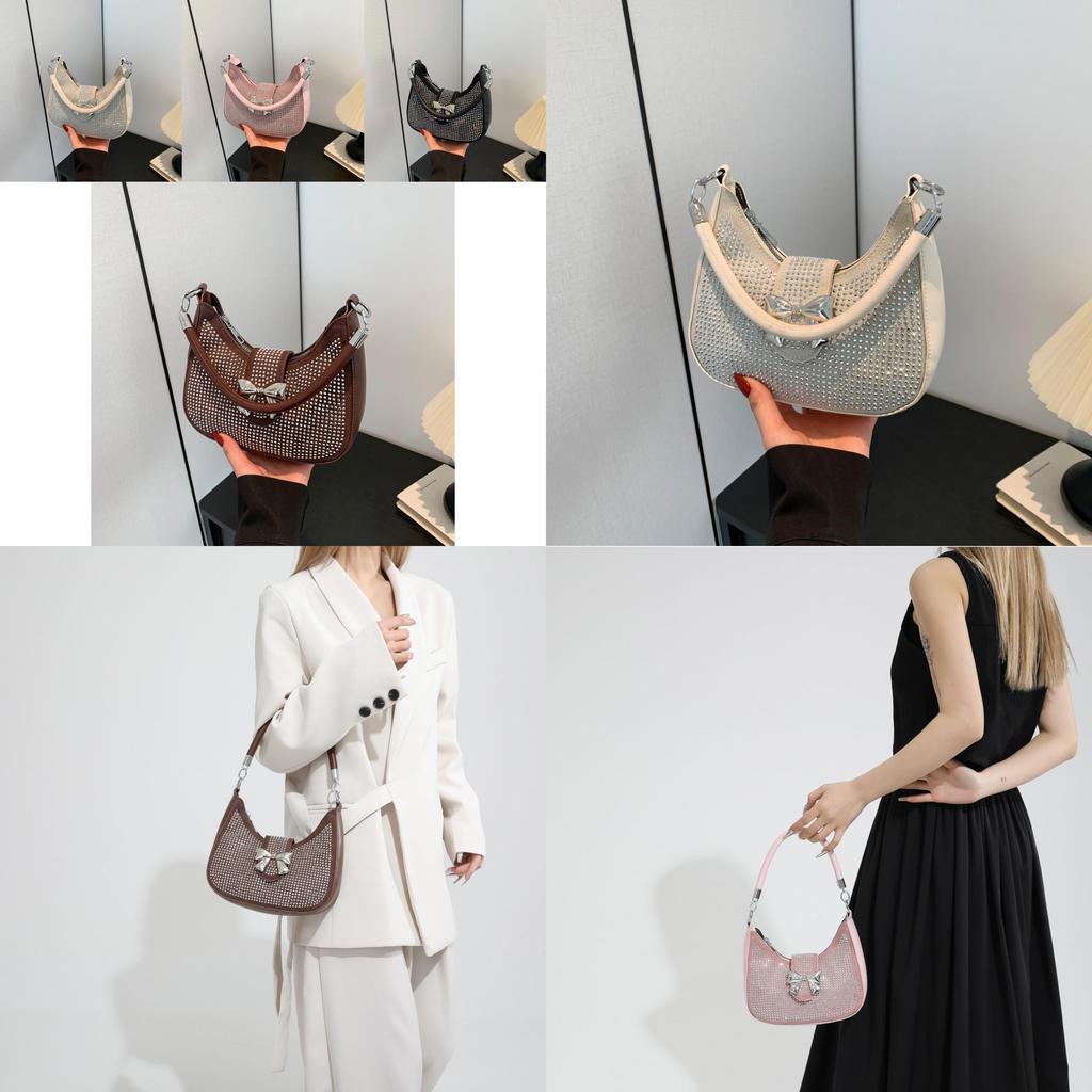 Trendy Korean Style Pu Underarm Bag For Women With Elegant Casual Look For Daily Use