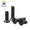 Carbon Steel Black Flat Head Phillips Countersunk Screws - Sizes M1.2, M1.4, M1.6
