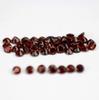 Natural Garnet Round Faceted Gemstone | Deep Red Loose Stone for Jewelry Making