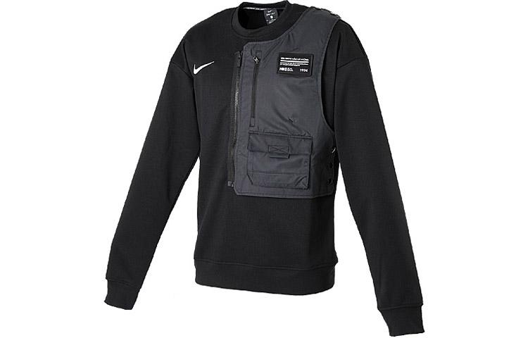

Nike Sweatshirts Men s Crew Neck Moderate Regular AQ0671-010 M