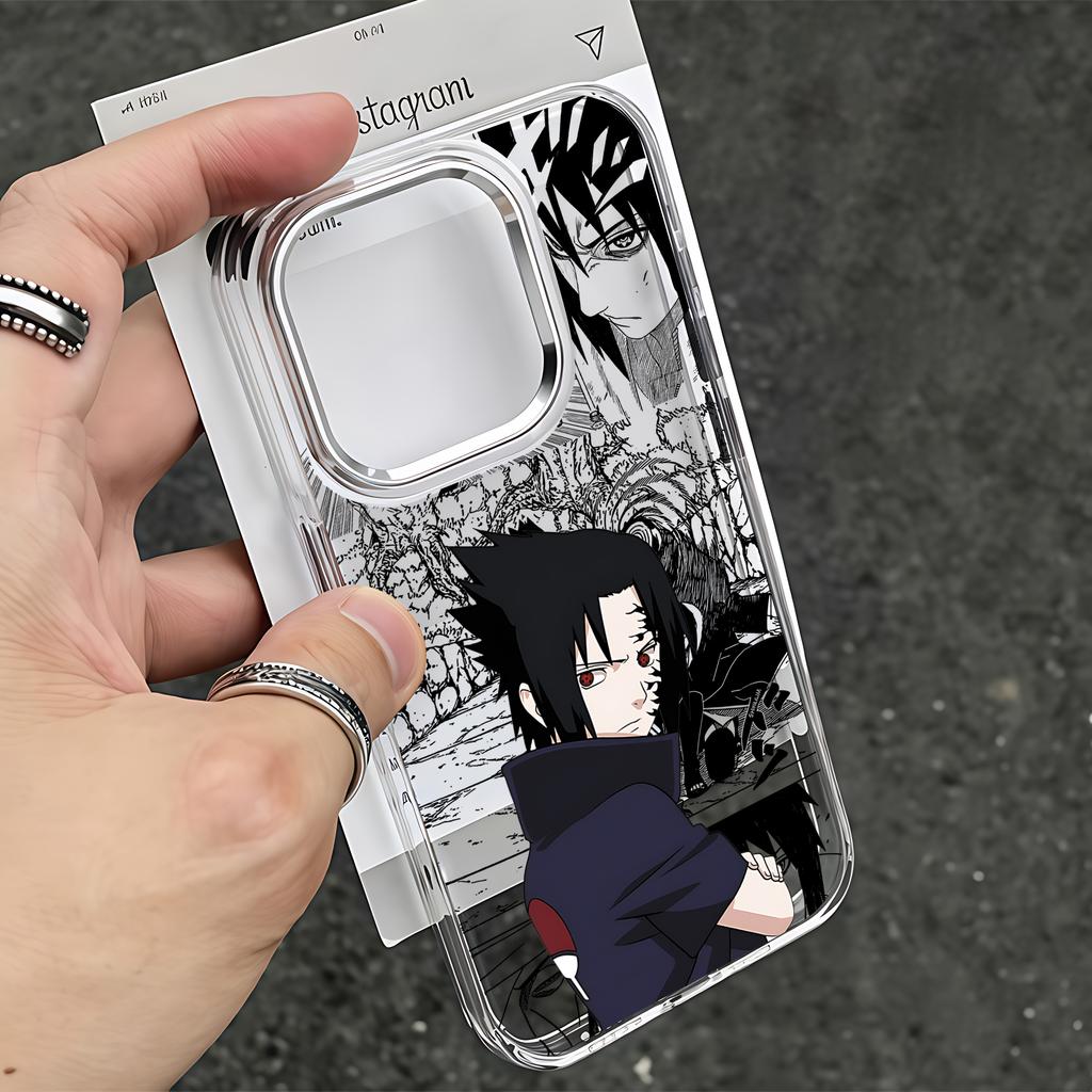 Anime Uchihas Sasukes Phone Case for Samsung Galaxy S26 S25 S24 S23 S22 S21 S20 Note20 FE Ultra Edge Plus 4G 5G Clear