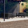 Day and Night - Day and Night Garden Furniture 7 Pieces with Anthracite Pine Wood Cushions