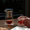 Magnetic Floating Cup with One-Button Tea Water Separator – Press-Type Lazy Person Tea Infuser