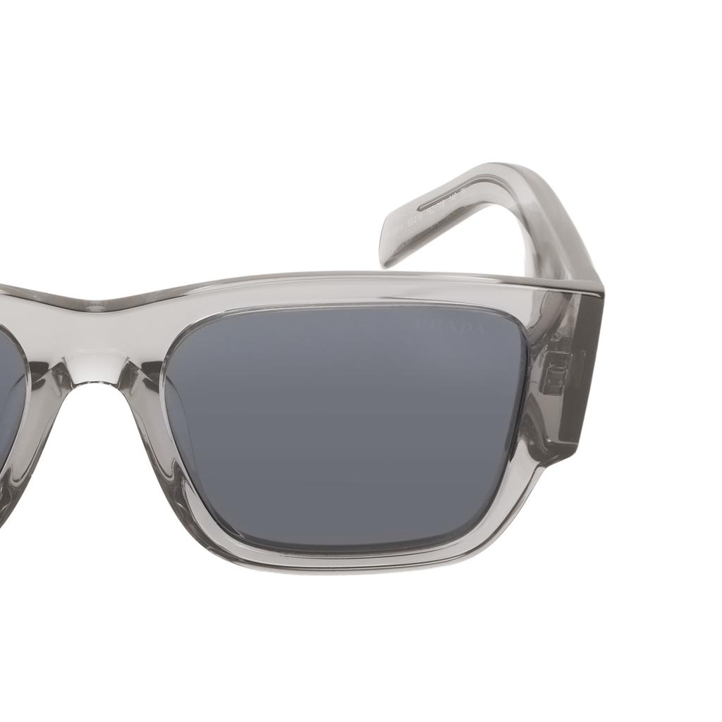 Prada Logo Design Square Sunglasses Unisex Sunglasses Gray PR10ZF16Z70B55