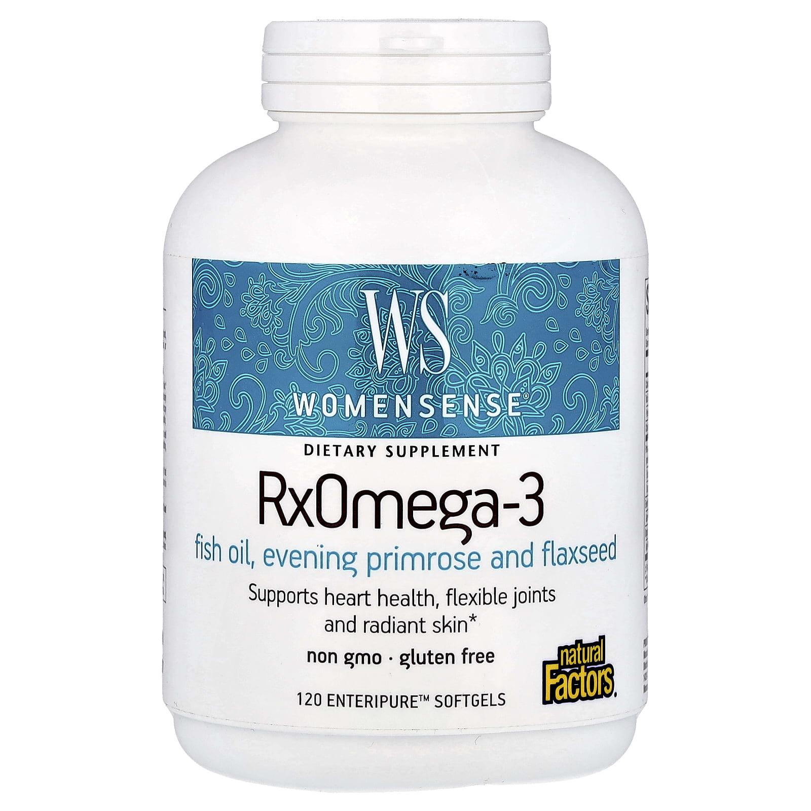 

Womensense, Rxomega-3, Enteripure Softgels 120 Tablets