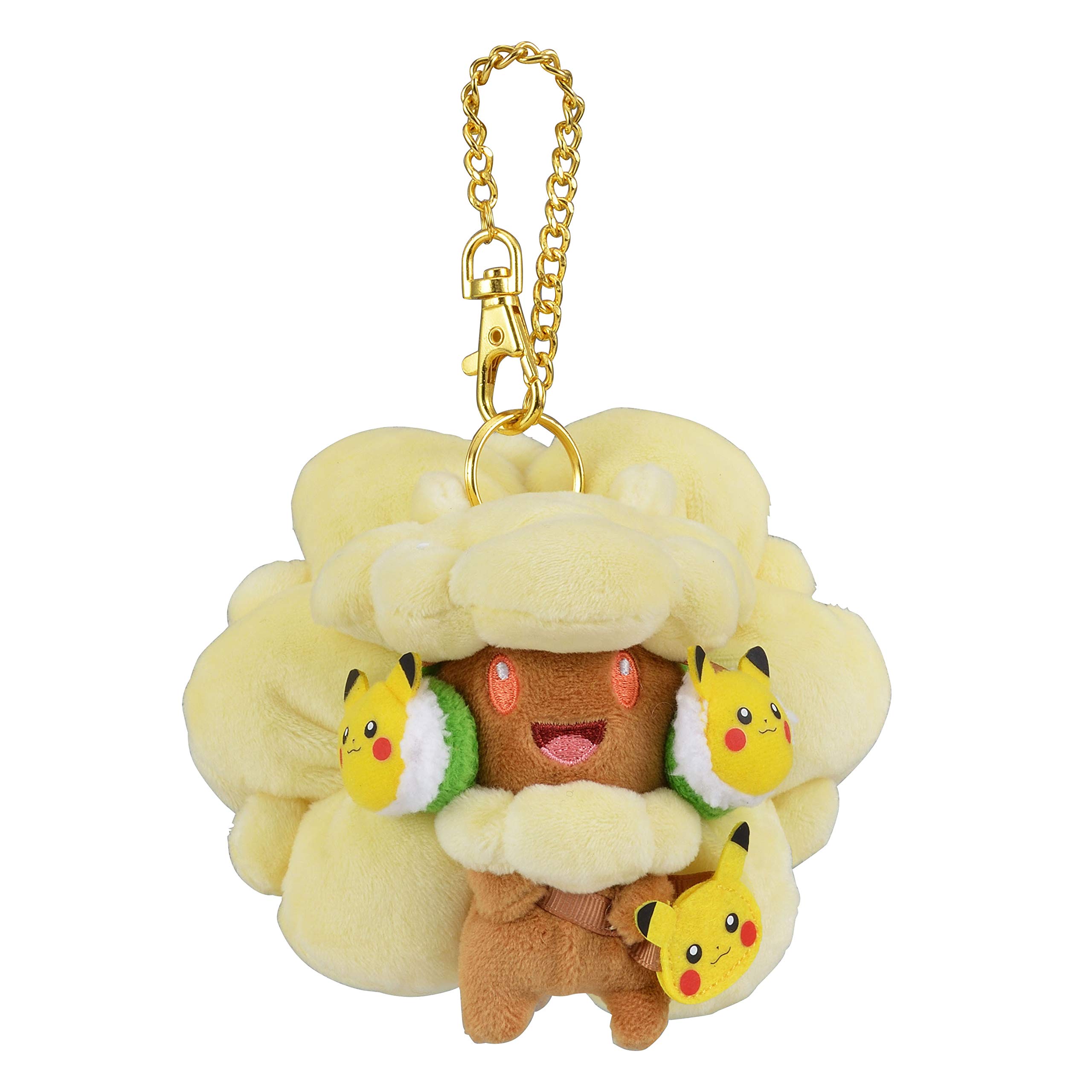 

Оригинальный талисман Центра Покемонов – Ватапух ФАН ПИКАЧУ И ИВИ (В10 × Ш9 × Г8,5см)